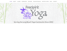 Tablet Screenshot of freespirityoga.com